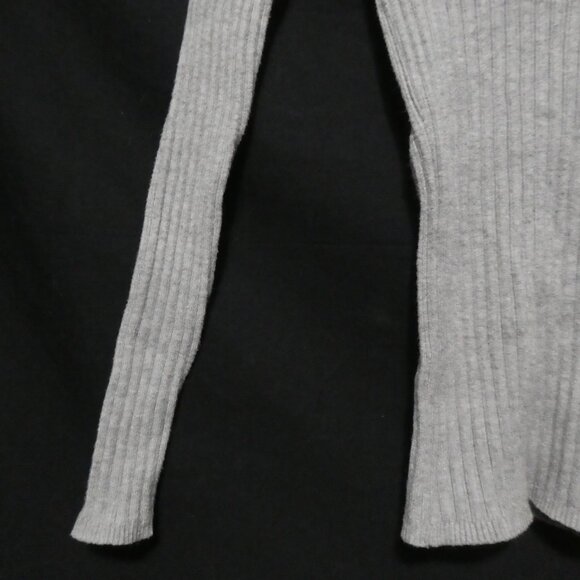 PRIMARK | size 4 | Grey Mock Neck Long Sleeve Knit Sweater - Picture 6 of 15